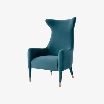 My Furniture Delta Armchair Peacock - Brushed Gold