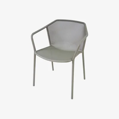 Made in Design Darwin Stackable armchair - Metal by Emu Grey