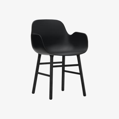 Made in Design Form Armchair - Lacquered wood by Normann Copenhagen Black