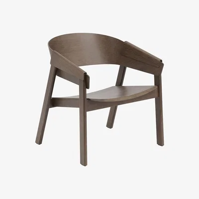 Made in Design Cover Lounge Low armchair - / Wood by Muuto Natural wood