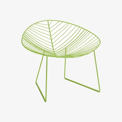 Made in Design Leaf Armchair metal green - Arper