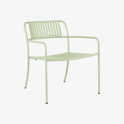 Made in Design Patio Lames Low armchair - / Slats - Stainless steel by Tolix Green