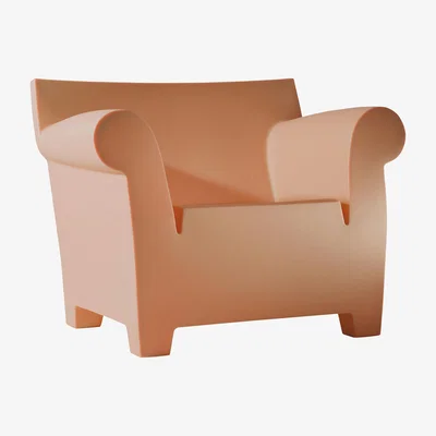 Made in Design Bubble Club Armchair by Kartell Orange