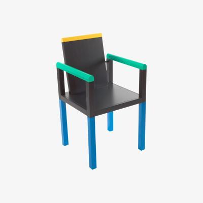 Made in Design Palace Armchair - by George J. Sowden / 1983 by Memphis Milano Multicoloured