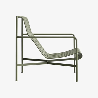 Made in Design Palissade Low armchair - High backrest - R & E Bouroullec by Hay Green