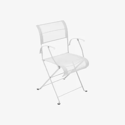 Made in Design Dune Folding armchair - / Cloth by Fermob White