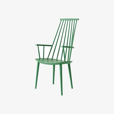 Made in Design J110 Armchair wood green Jade green wood / Reissue of 1960s model - Hay