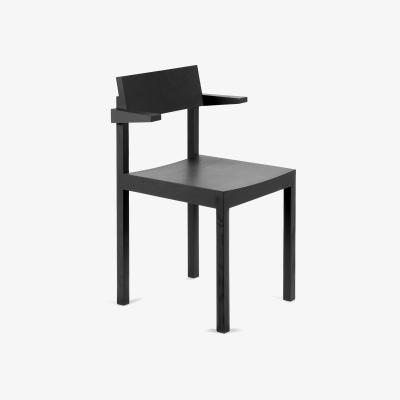 Made in Design Silent Armchair - / Wood by valerie objects Black