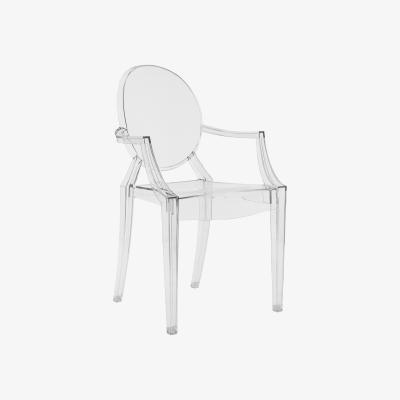 Made in Design Louis Ghost Stackable armchair - transparent / Polycarbonate by Kartell Transparent