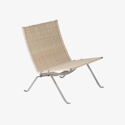 Made in Design PK22 * cane & fibres beige / Poul Kjærholm, 1956 - Rattan canvases - Fritz Hansen