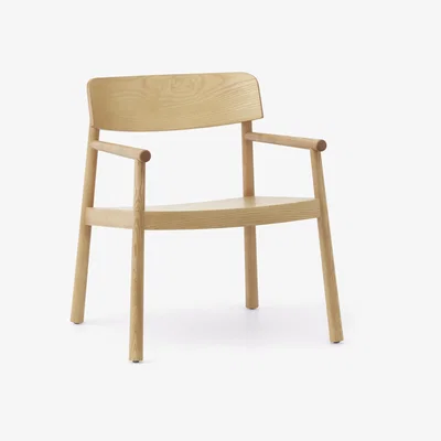 Made in Design Timb Low armchair - / Wood by Normann Copenhagen Natural wood