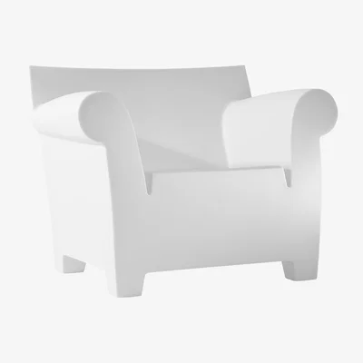 Made in Design Bubble Club Armchair by Kartell White