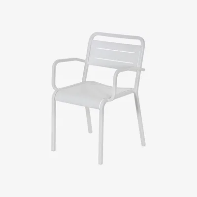 Made in Design Urban Stackable armchair - Metal by Emu White