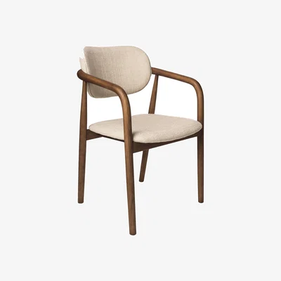 Made in Design Henry Padded armchair textile beige - Pols Potten
