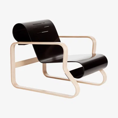 Made in Design 41 Paimio Armchair wood black / Alvar Aalto, 1932 - ARTEK