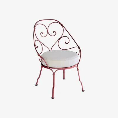Made in Design 1900 Padded armchair - Cabriolet by Fermob Orange