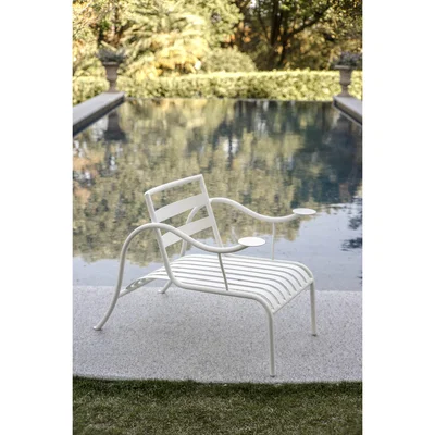 Made in Design Thinking Man's Chair Armchair - / Jasper Morrison, 1988 - Metal by Cappellini White