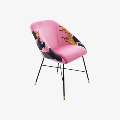 Made in Design Toiletpaper Padded armchair - / Lipsticks by Seletti Pink