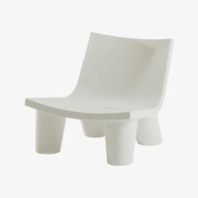 Made in Design Low Lita Low armchair by Slide White/Beige