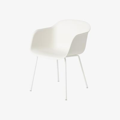 Made in Design Fiber Armchair - / Tube legs by Muuto White