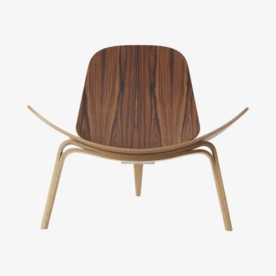 Made in Design Lounge armchair CH07 - Shell Chair wood / Hans J. Wegner, 1963 - Limited 60th anniversary edition / Rosewood