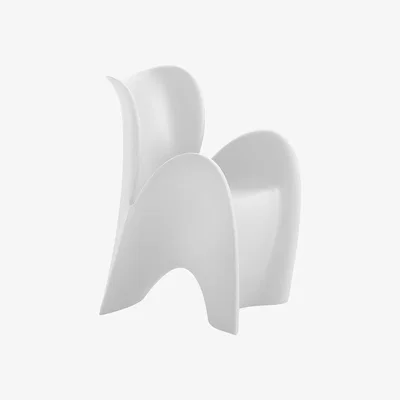 Made in Design Lily Small Armchair - Plastic by MyYour White