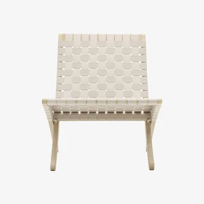 Made in Design Lounge armchair MG501 - Cuba Chair cane & fibres / Morten Gøttler, 1997 - Foldable / Paper cord