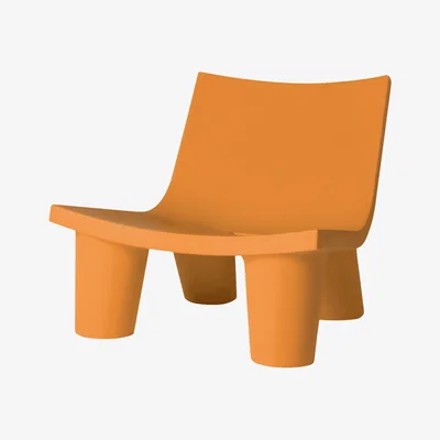 Made in Design Low Lita Low armchair by Slide Orange