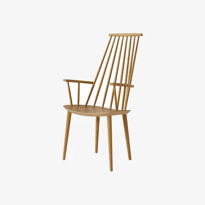Made in Design J110 Armchair natural wood oiled oak / Reissue of 1960s model - Hay