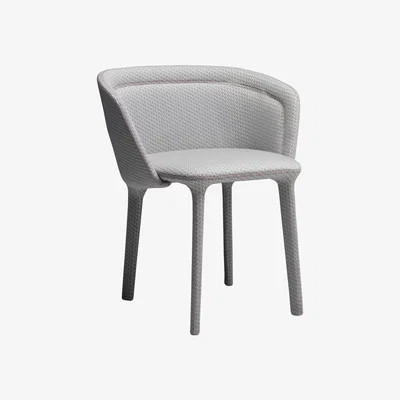 Made in Design Lepel Padded armchair - Fabric by Casamania Grey