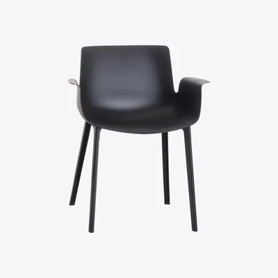 Made in Design Piuma Armchair - Plastic by Kartell Black