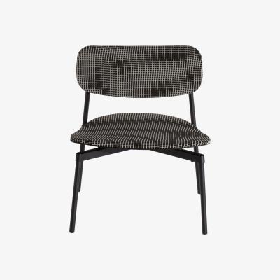Made in Design Fromme Soft Stackable low armchair - / Fabric by Petite Friture Black