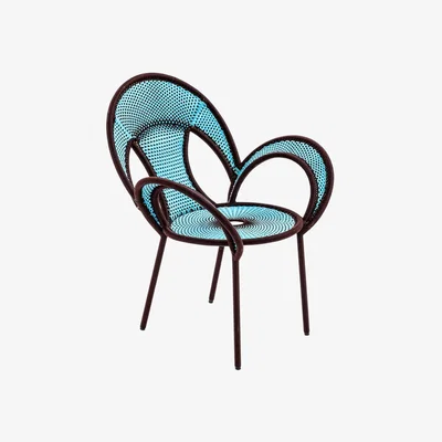 Made in Design M'Afrique - Banjooli Armchair by Moroso Blue