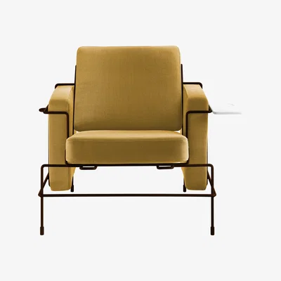 Made in Design Traffic Padded armchair by Magis Yellow