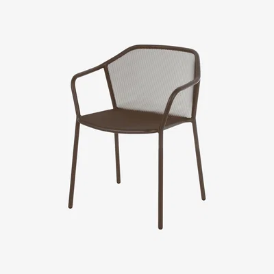 Made in Design Darwin Bridge armchair - Metal by Emu Brown/Metal