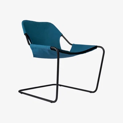 Made in Design Paulistano Outdoor Armchair by Objekto Blue