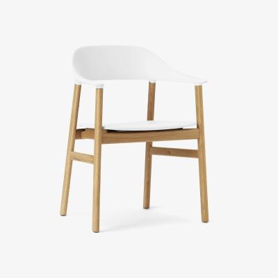 Made in Design Herit Armchair - / Oak foot by Normann Copenhagen White/Natural wood