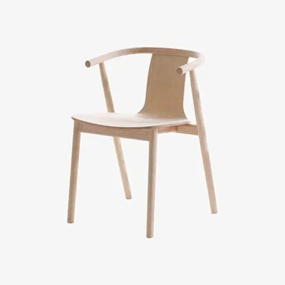 Made in Design Bac Armchair natural wood / Jasper Morrison, 2009 - Wood - Cappellini