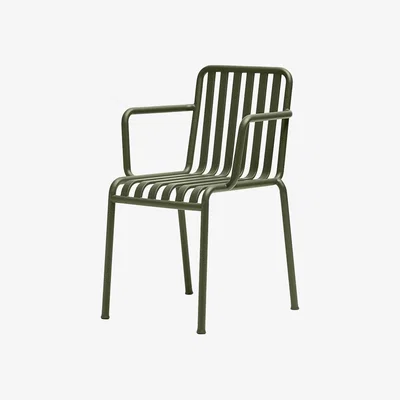 Made in Design Palissade Stackable armchair - R & E Bouroullec by Hay Green