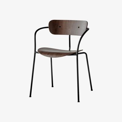 Made in Design Pavilion AV2 Stackable armchair - / Lacquered wood by &tradition Natural wood