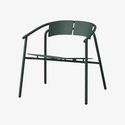 Made in Design Novo Low armchair - / Metal by AYTM Green