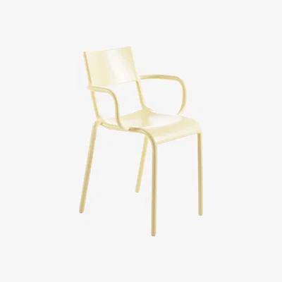 Made in Design Generic A Stackable armchair - Polypropylen by Kartell Yellow