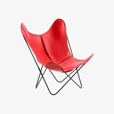 Made in Design AA Armchair leather red / Buffalo - Reissue 1938 - AIRBORNE