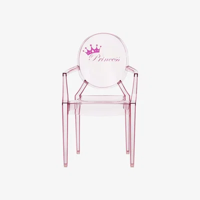Made in Design Lou Lou Ghost Children armchair - / Patterns by Kartell Pink