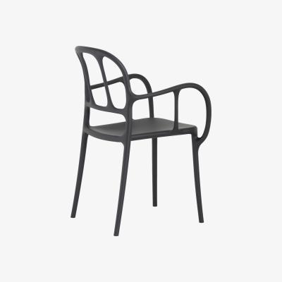 Made in Design Milà Stackable armchair - Plastic by Magis Black