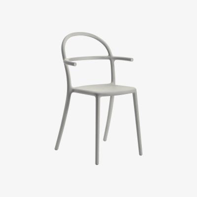 Made in Design Generic C Stackable armchair - / Polypropylene by Kartell Grey