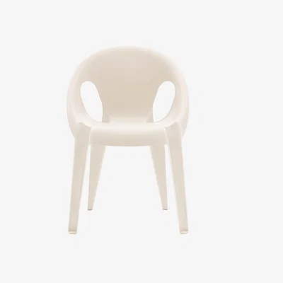Made in Design Bell Stackable armchair - / By Konstantin Grcic / Recycled polypropylene - Eco-designed by Magis White