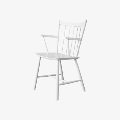 Made in Design J42 Armchair - / Wood by Hay White