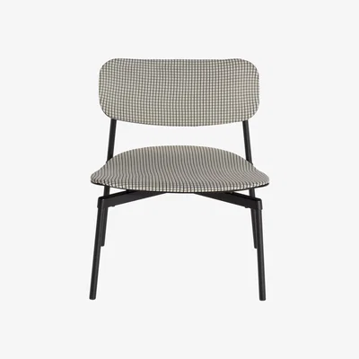 Made in Design Fromme Soft Stackable low armchair - / Fabric by Petite Friture White/Beige