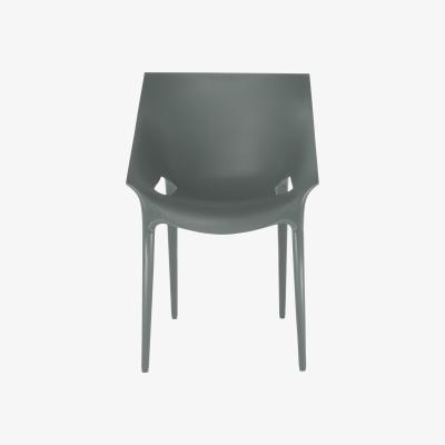 Made in Design Dr. YES Stackable armchair - Polypropylene by Kartell Grey